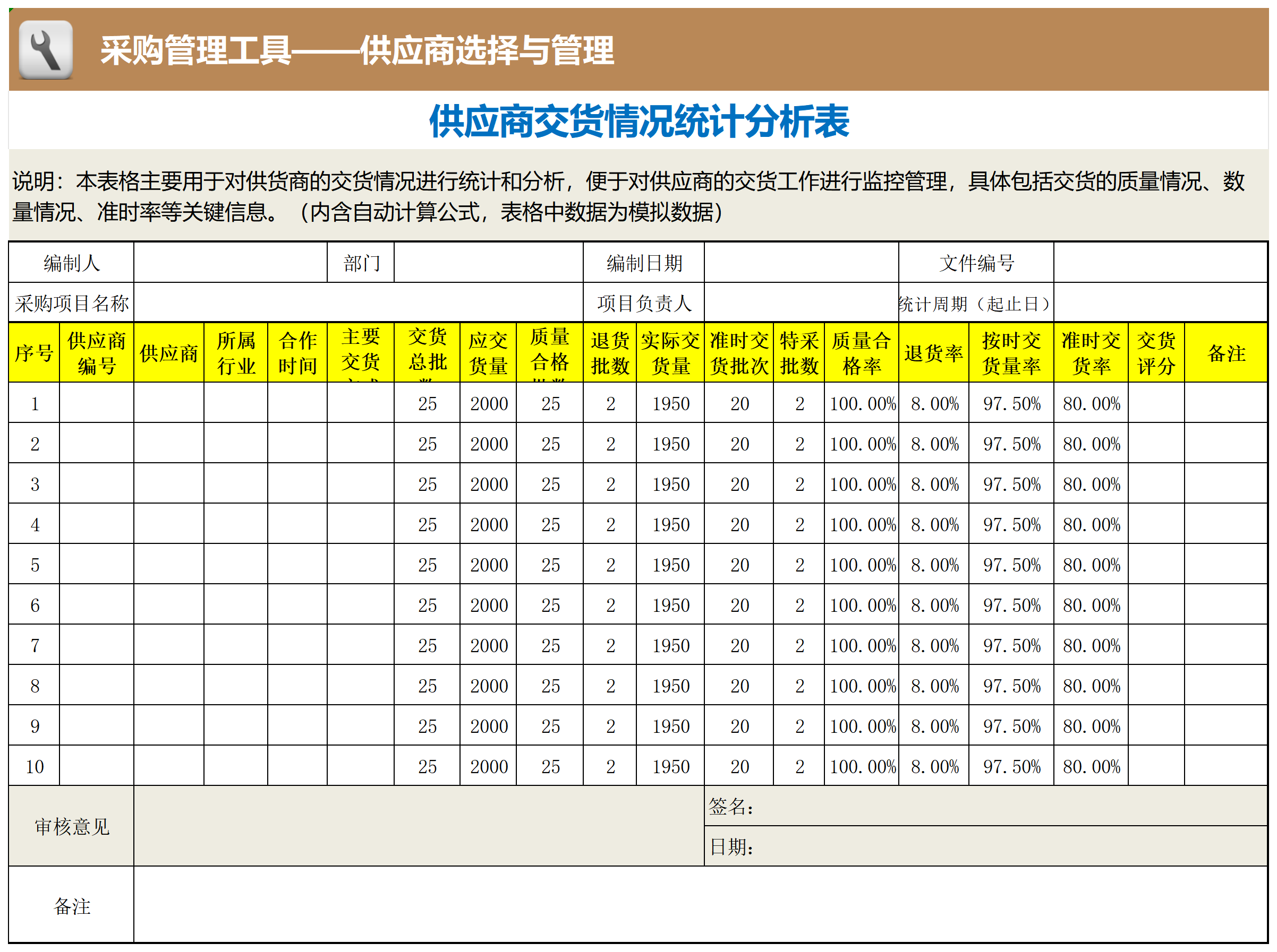 供应商交货情况统计分析表_工具表格.png